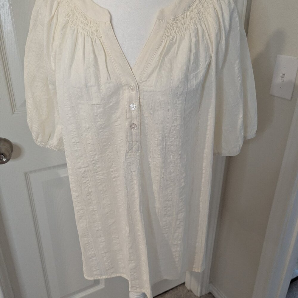 Mason & Belle Women's V- Neck Blouse